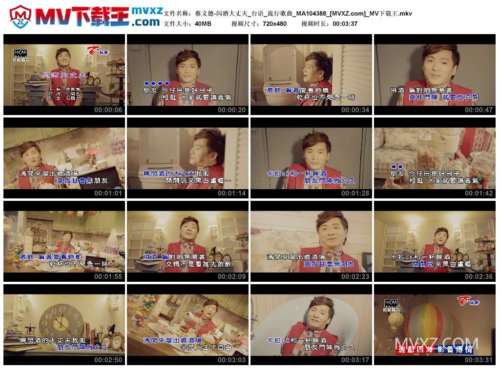 蔡义德-闪酒大丈夫_台语_流行歌曲_MA104388